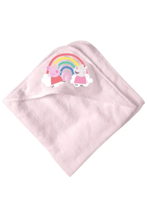 Peppa Pig Pink Lullabies Infant  Hooded Towel