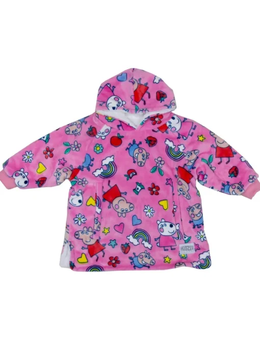 Peppa Pig Sunny Days Wearable Hooded Snuggle  Fleece