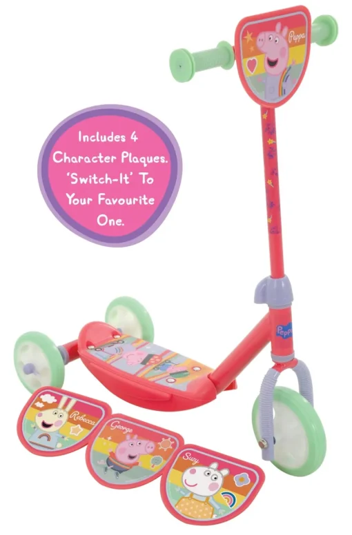 Peppa Pig Switch It Multi Character Tri Scooter