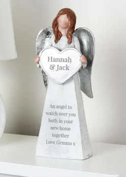 Personalised Memento Company White Angel Ornament