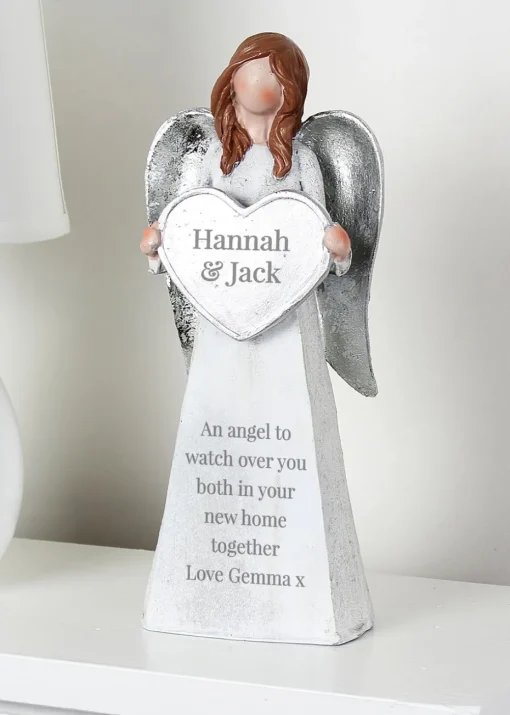Personalised Memento Company White Angel Ornament