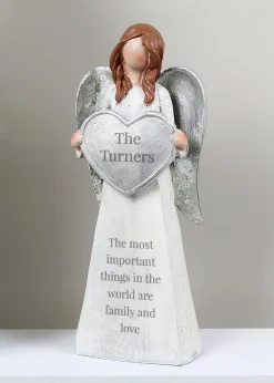 Personalised Memento Company White Angel Ornament