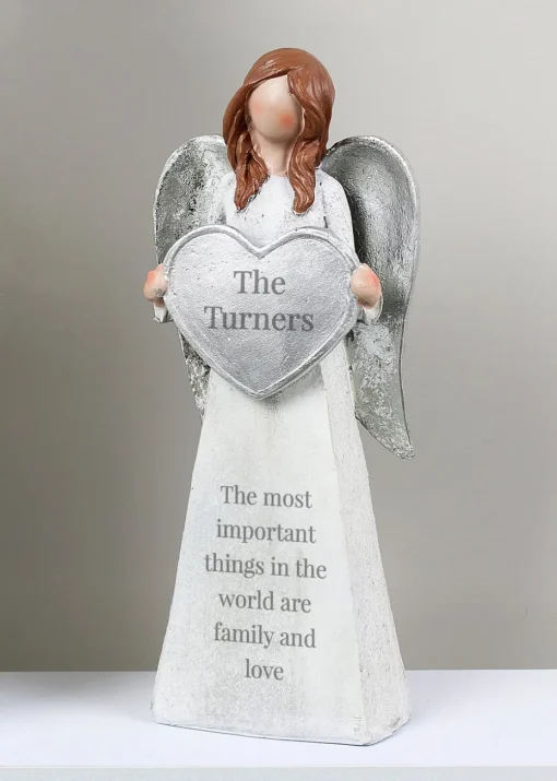 Personalised Memento Company White Angel Ornament