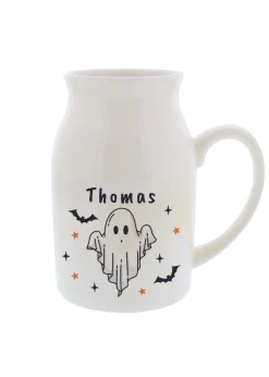 Personalised Memento Company White Halloween Ghost Jug