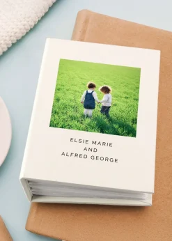 Personalised Memento Company Photo Upload 6x4 Ivory Photo Album with Sleeves
