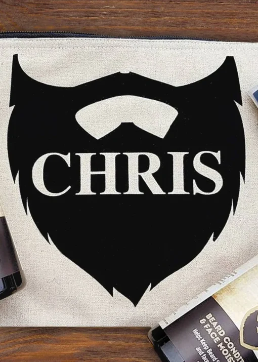 Personalised Memento Company Stone Name Only Beard Kit