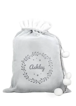 Personalised Memento Company Pink Floral Clear Glass Ornament