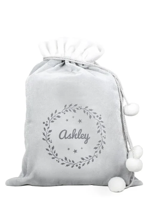 Personalised Memento Company Pink Floral Clear Glass Ornament