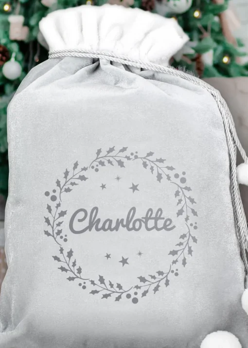 Personalised Memento Company Pink Floral Clear Glass Ornament