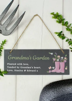 Personalised Memento Company Red Holly Christmas Stocking