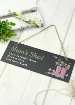 Personalised Memento Company Red Holly Christmas Stocking