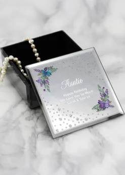 Personalised Memento Company Floral Photo Upload White Mug
