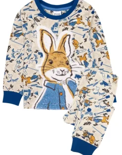 Peter Rabbit Kids Blue Long Sleeve Long Leg Pyjamas (12 Months - 5 Years)