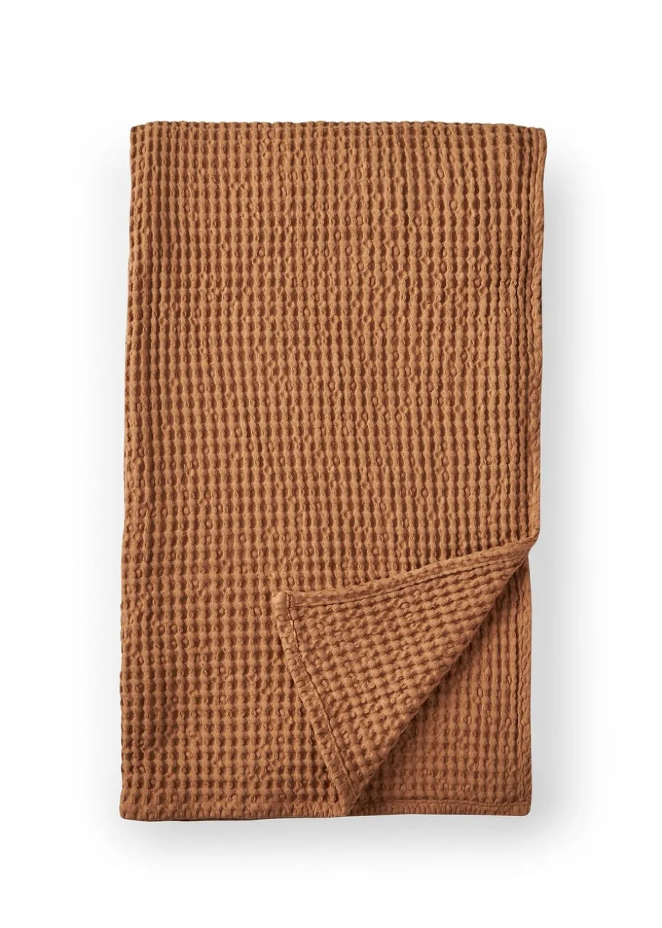 Pineapple Elephant Jaipur Chunky Waffle Cotton 150x200cm Blanket Throw