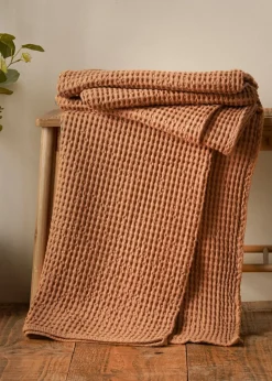 Pineapple Elephant Jaipur Chunky Waffle Cotton 150x200cm Blanket Throw