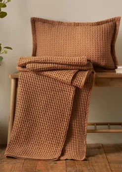 Pineapple Elephant Jaipur Chunky Waffle Cotton 150x200cm Blanket Throw