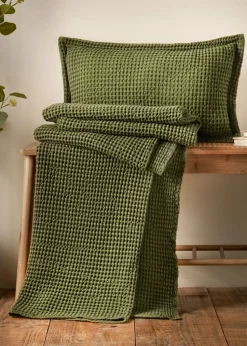 Pineapple Elephant Jaipur Chunky Waffle Cotton Cushion (30x50cm)