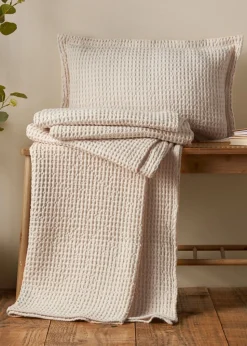 Pineapple Elephant Jaipur Chunky Waffle Cotton Cushion (30x50cm)