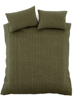 Pineapple Elephant Tamba Jersey Stripe Quilted Duvet Cover Set