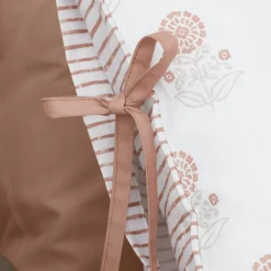 Pineapple Elephant Woodblock Floral So Soft Terracotta Clay Duvet Cover Set