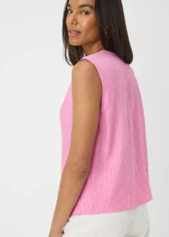 Pink Button Front Waistcoat
