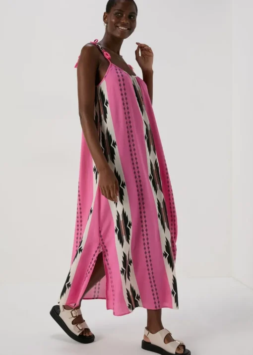 Pink Cami Maxi Dress