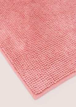 Pink Chenille Bath Mat