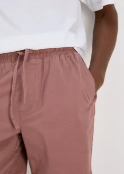 Pink Drawcord Chino Shorts