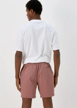 Pink Drawcord Chino Shorts