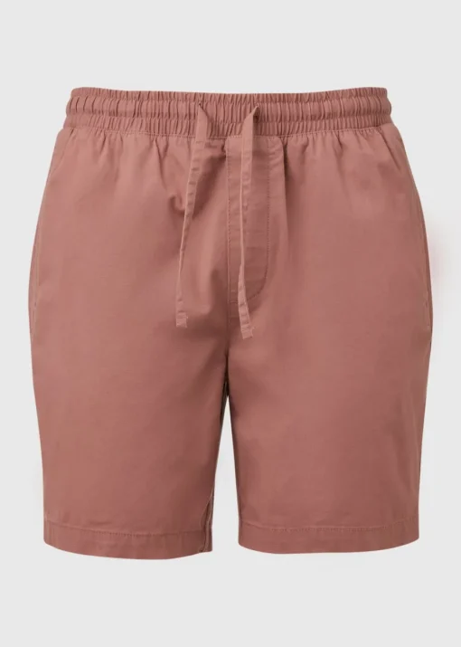 Pink Drawcord Chino Shorts