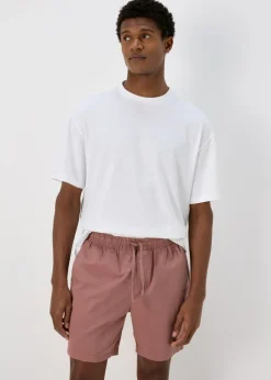 Pink Drawcord Chino Shorts