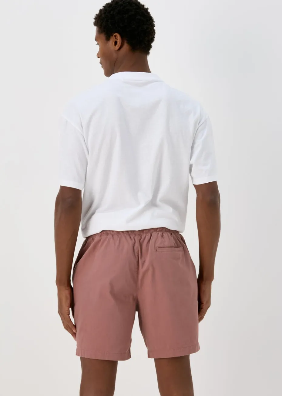 Pink Drawcord Chino Shorts