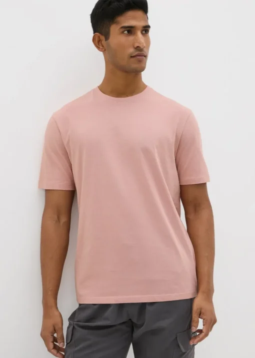 Pink Essential Crew Neck T-Shirt