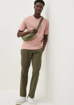 Pink Essential V-Neck T-Shirt