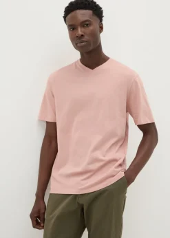 Pink Essential V-Neck T-Shirt
