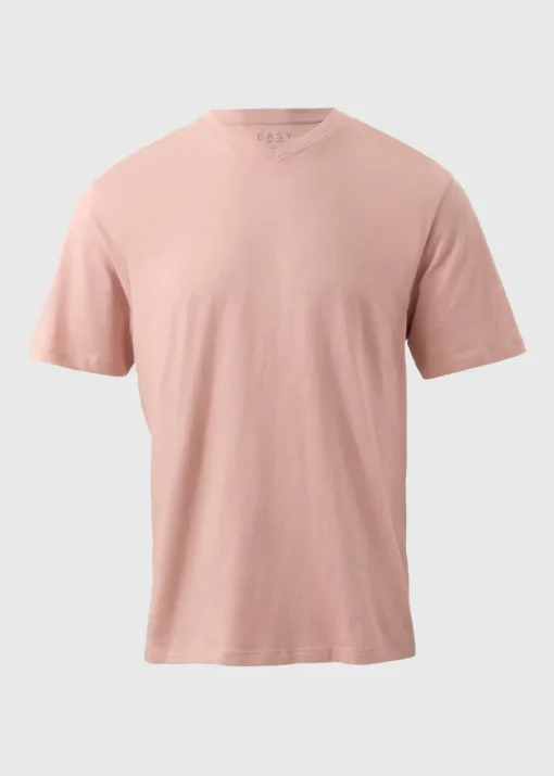 Pink Essential V-Neck T-Shirt