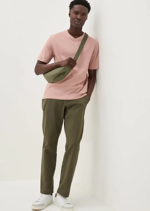 Pink Essential V-Neck T-Shirt