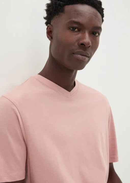 Pink Essential V-Neck T-Shirt