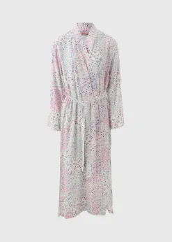 Pink Floral Patchwork Dressing Gown