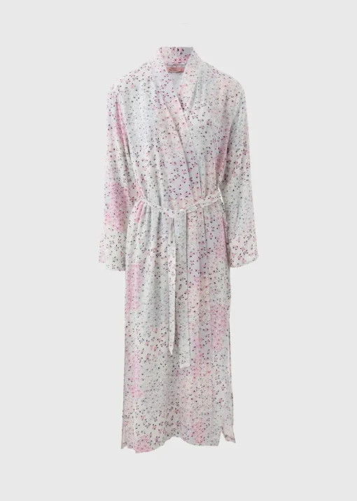 Pink Floral Patchwork Dressing Gown