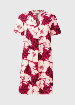 Pink Floral Tunic Dress
