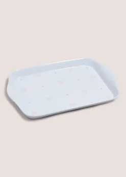Pink Heart Tea Tray