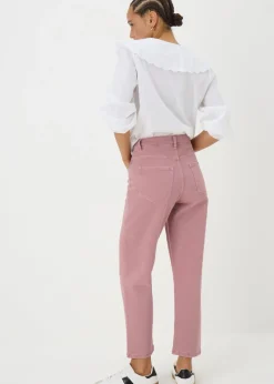 Pink Mom Style Jeans