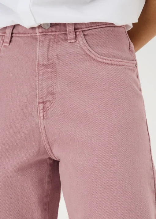 Pink Mom Style Jeans