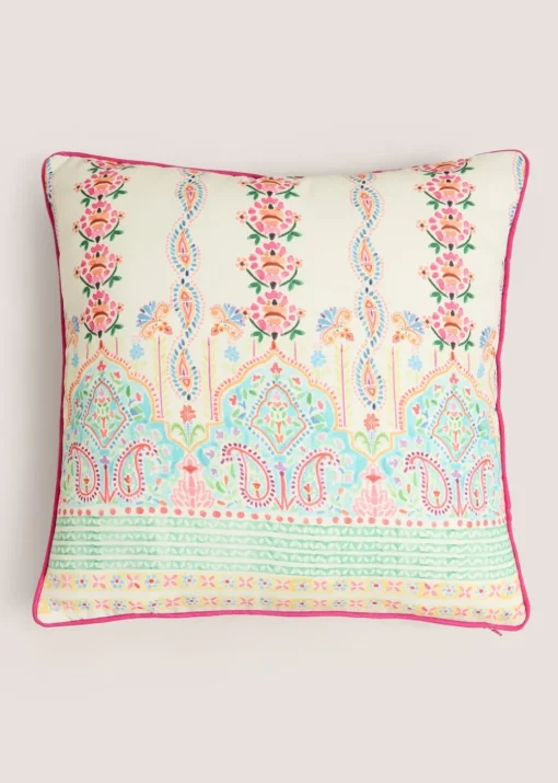 Pink Paradise Tile Cushion