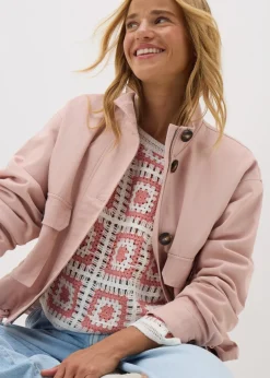 Pink Patchwork Crochet Jumper