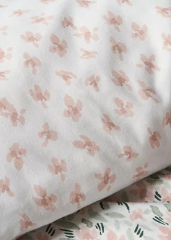 Pink Scatter Floral Duvet Set