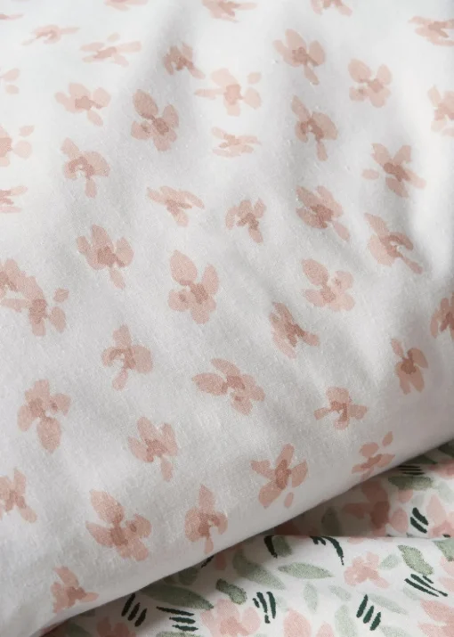 Pink Scatter Floral Duvet Set