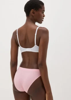 Pink Seamless High Leg Knickers