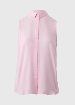 Pink Sleeveless Shirt